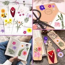 Craft with pressed flower